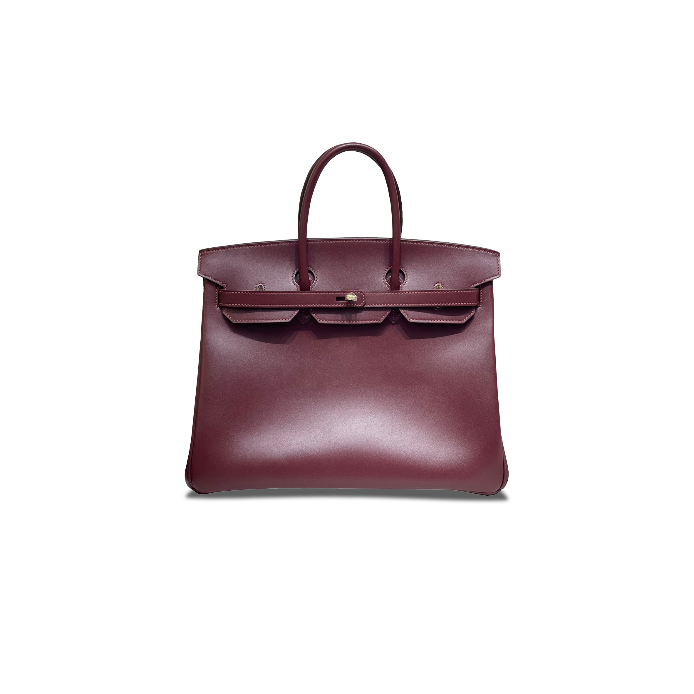 HERMÈS BIRKIN TOGO 35 WINE RED BOX BAG BK30K1EPGP (35*25*18cm)